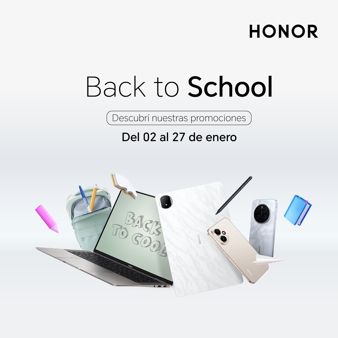 HONOR impulsa el regreso a clases con tecnología y herramientas inteligentes